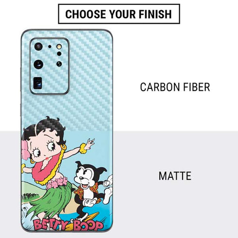 Betty Boop Surfing Galaxy S20 Ultra 5G Skin